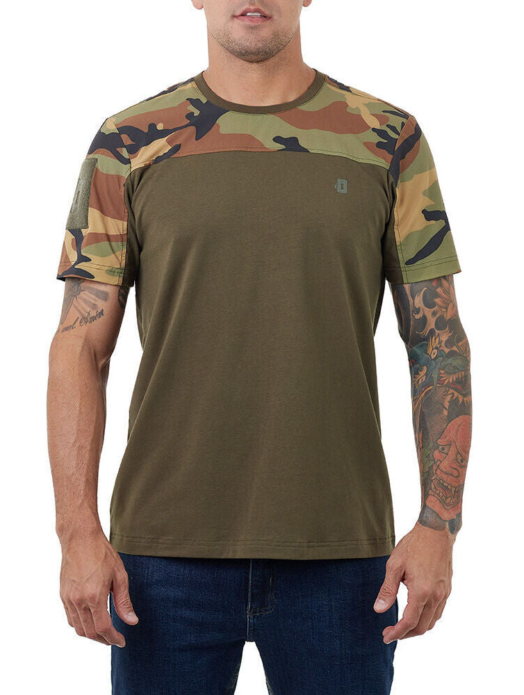 Camiseta Infantry 2.0 - Camuflado New Woodland