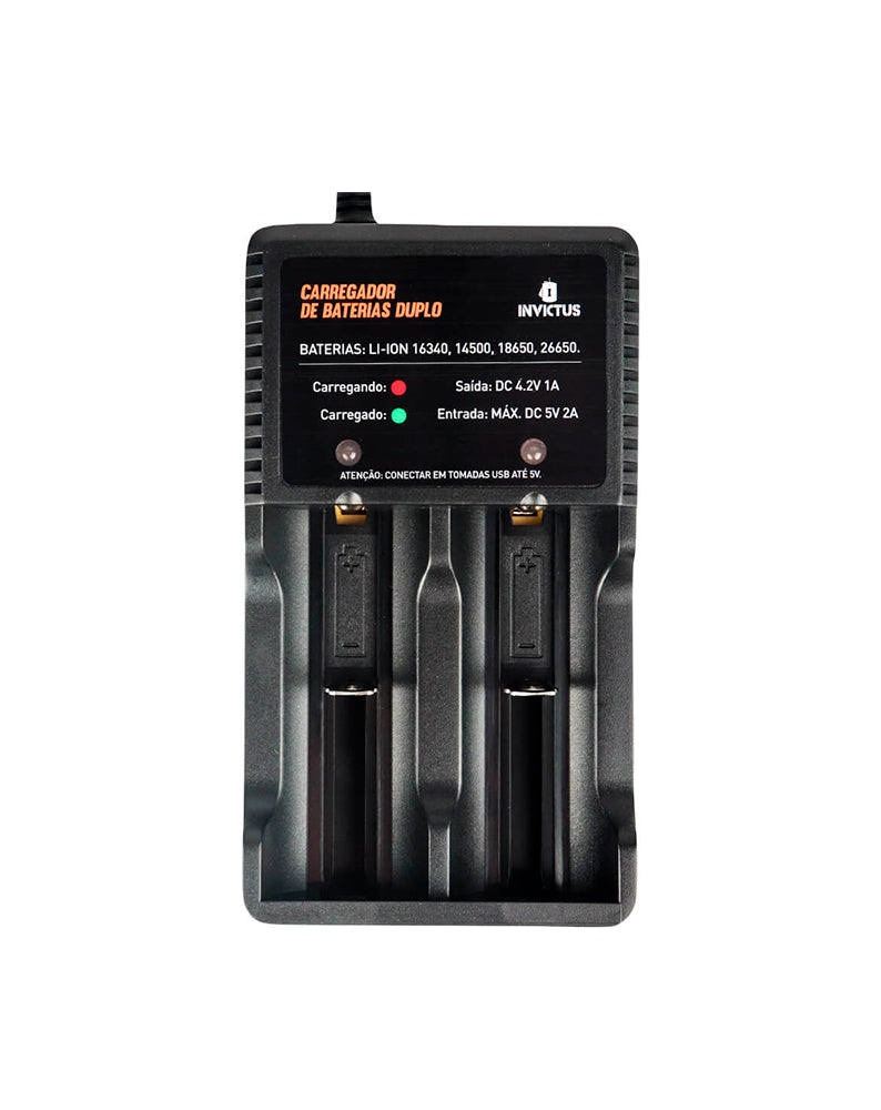 Carregador de Baterias Duplo Enterprise