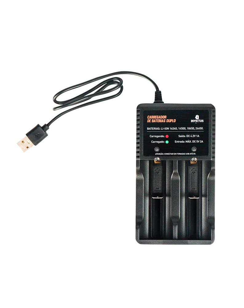 Carregador de Baterias Duplo Enterprise