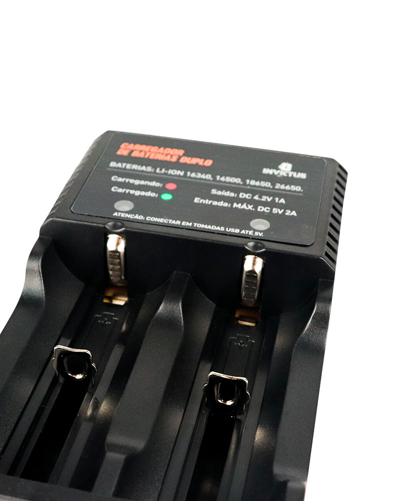 Carregador de Baterias Duplo Enterprise