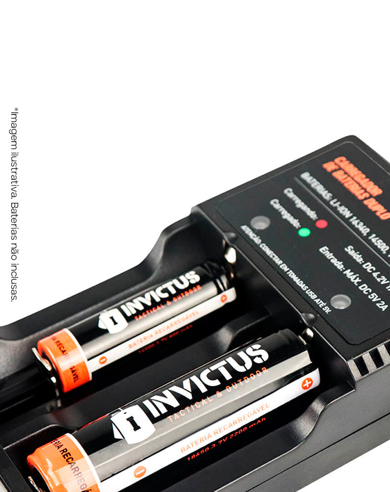 Carregador de Baterias Duplo Enterprise