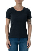 Camiseta Feminina Skadi - Mescla Preto