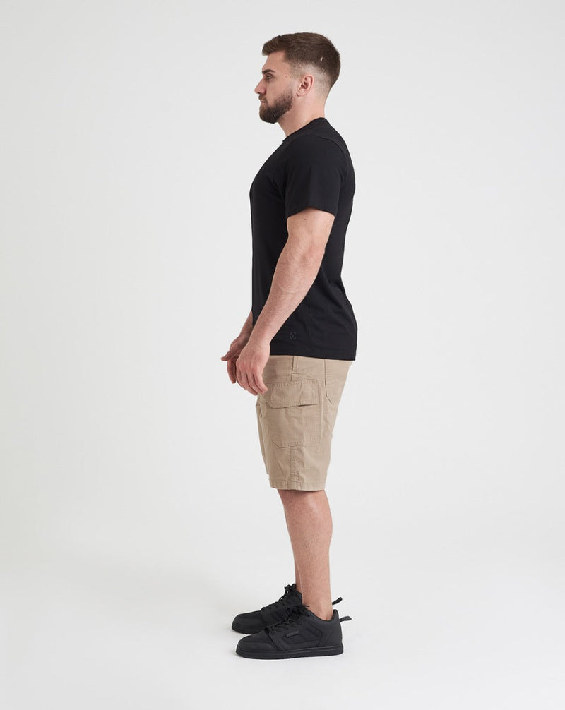 Bermuda Tática Motion Ripstop Elastano - Caqui