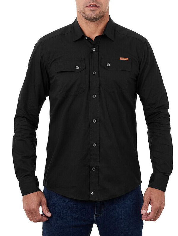 Camisa Endurance Summer Manga Longa - Preta