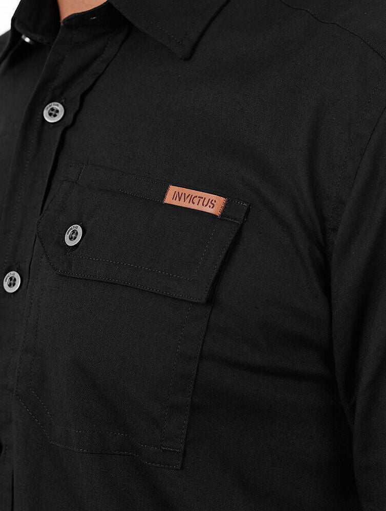 Camisa Endurance Summer Manga Longa - Preta