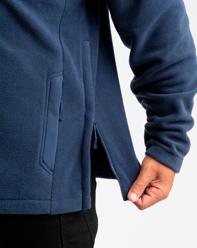 Jaqueta Fleece Snow - Azul Marinho