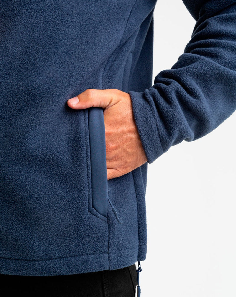 Jaqueta Fleece Snow - Azul Marinho