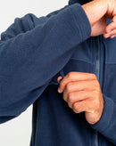 Jaqueta Fleece Snow - Azul Marinho