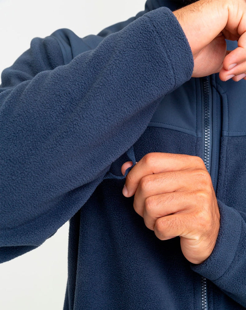 Jaqueta Fleece Snow - Azul Marinho