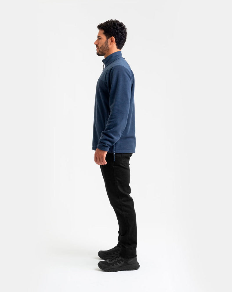 Jaqueta Fleece Snow - Azul Marinho