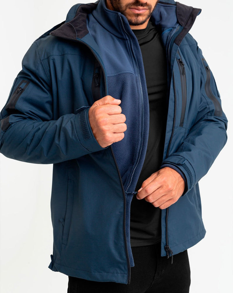 Jaqueta Fleece Snow - Azul Marinho