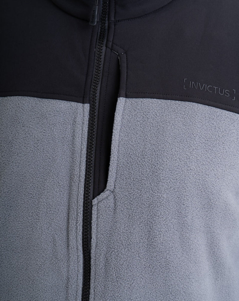 Jaqueta Fleece Snow - Grafite