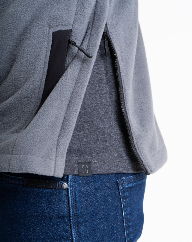 Jaqueta Fleece Snow - Grafite