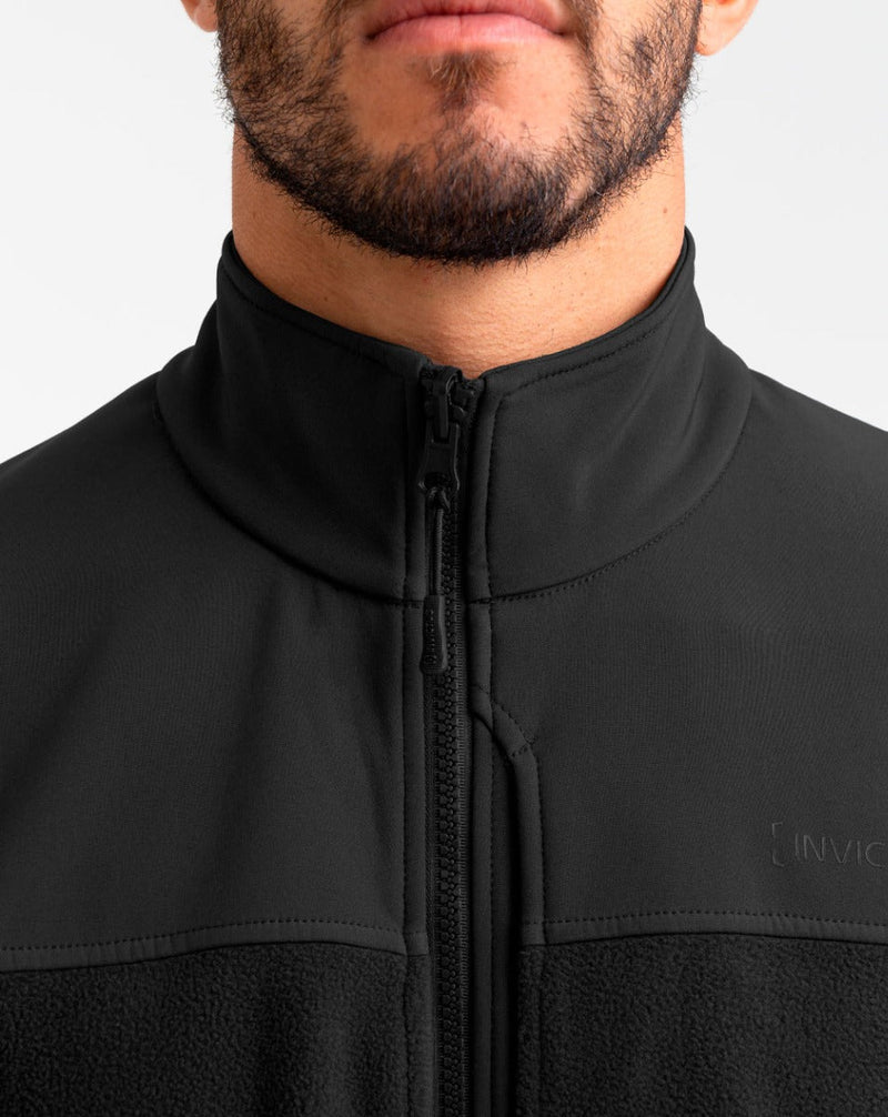 Jaqueta Fleece Snow - Preta