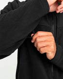 Jaqueta Fleece Snow - Preta