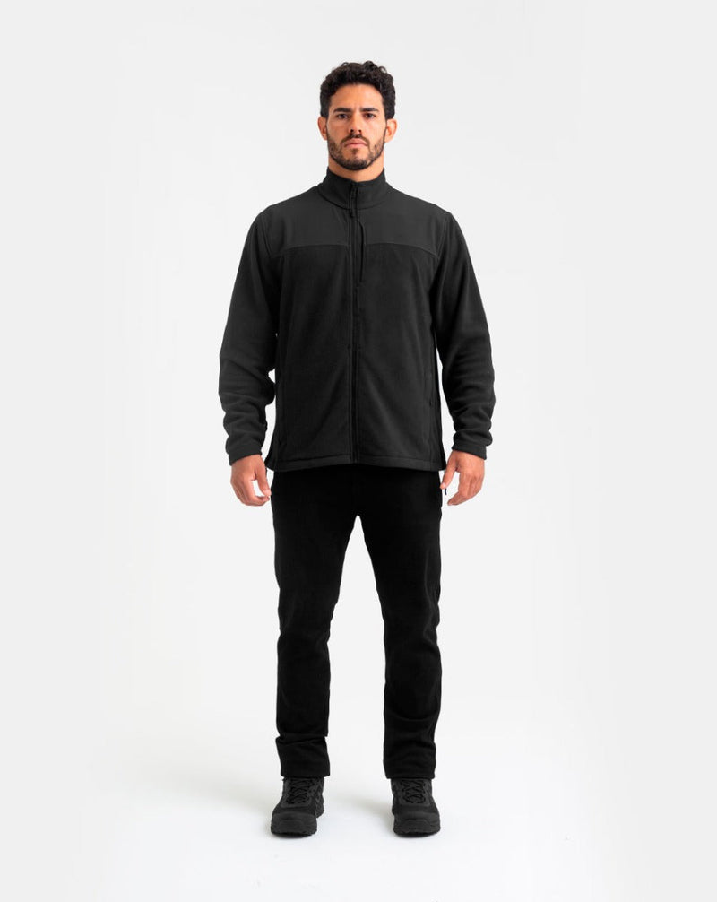 Jaqueta Fleece Snow - Preta