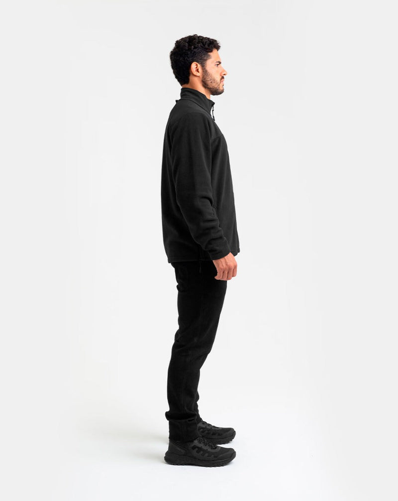 Jaqueta Fleece Snow - Preta