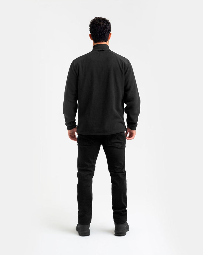 Jaqueta Fleece Snow - Preta