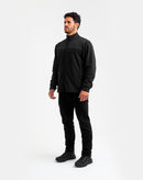 Jaqueta Fleece Snow - Preta