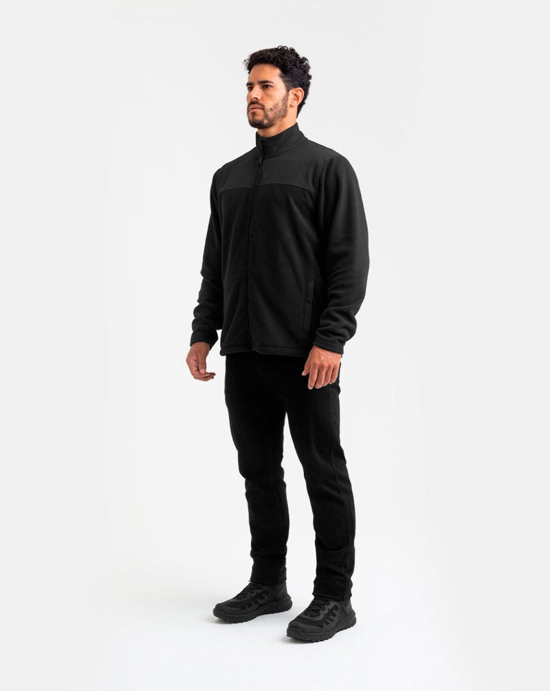 Jaqueta Fleece Snow - Preta