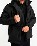 Jaqueta Fleece Snow - Preta