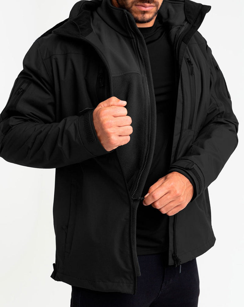 Jaqueta Fleece Snow - Preta