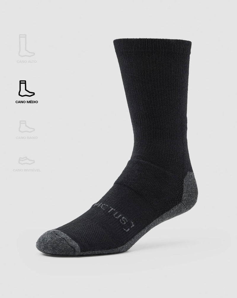 Meia Tática Air - Preta