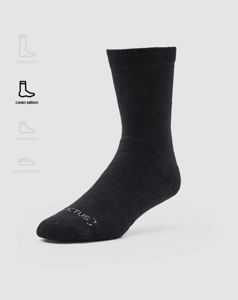 Meia Tática Essential - Preta